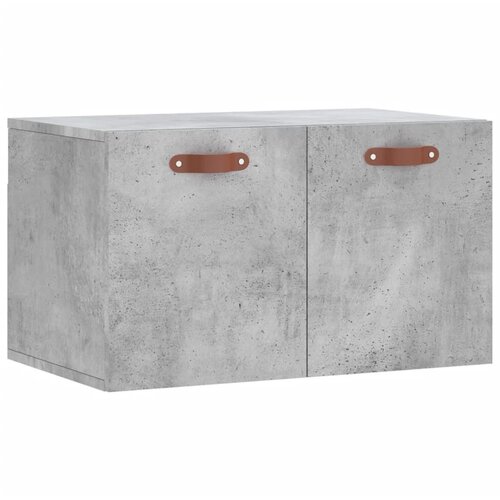 Maison Chic Stenska omarica - Zidna omarica betonsko siva 60x36,5x35 cm inženirski les iu84, (22063683) Slike