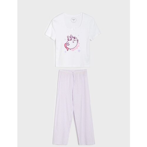 Sinsay - Komplet dvodijelne pidžame s printom Pusheen The Cat Cijene