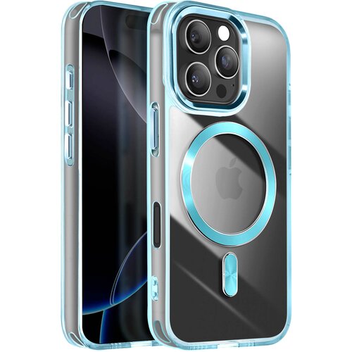 AVIZAR Ohi&scaron;je MagSafe za iPhone 16 Pro Max Crystal Color Back, Modra, (5000016123) Cene