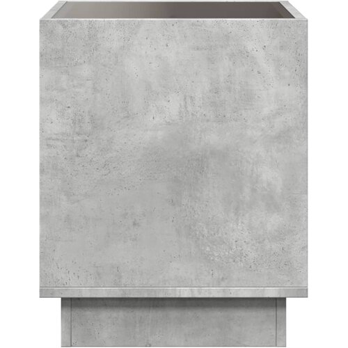  Stolić s beskonačnim LED siva boja betona 40x40x50 cm Slike