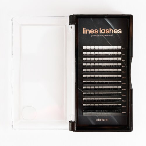 Lines Accessories svilene trepavice 0.15 d mix crne 7-8 mm crne Cene