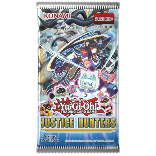 Konami Društvena igra - Yu-Gi-Oh! - TCG Justice Hunters Booster pack Cene
