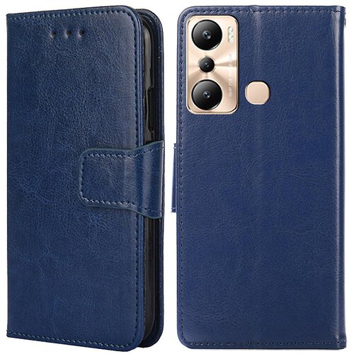 INORCO Enobarvna torbica za telefon TCL 408 PU usnjena denarnica s preklopnim stojalom, odporna na udarce, (22034470) Cene