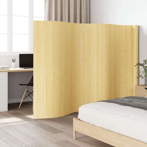 vidaXL Paravan svetlo naravne barve 165x600 cm bambus Cene