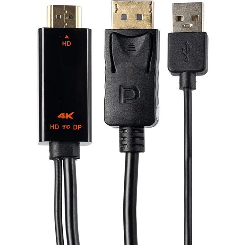Gembrid Adapter HDMI na DisplayPort UHD 4K 15cm Slike
