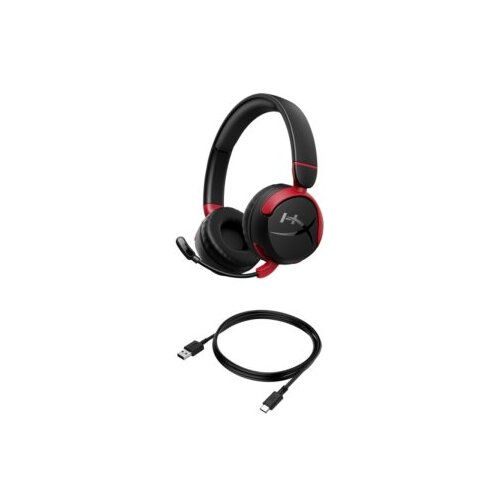 Hyperx Bežične gaming slu&amp;scaron;alice za decu 7G8F1AA Cloud mini S black Slike