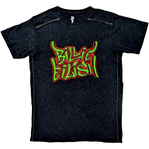 Billie Eilish Majica Graffiti Unisex Black 2XL