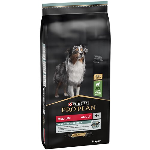 Purina PRO PLAN Medium Adult jagnjetina & riž Sensitive Digestion - Varčno pakiranje: 2 x 14 kg Cijene
