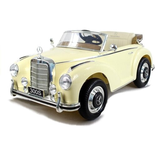  Licencirani auto na akumulator Mercedes 300S - bež/lakirani Slike