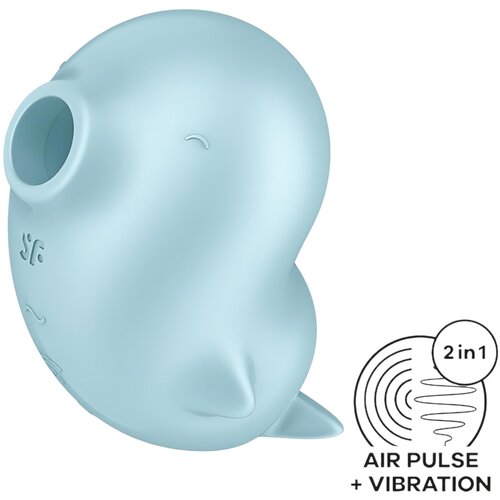 Satisfyer Sassy Seal - zračni irigator klitorisa (turkizna) Cene
