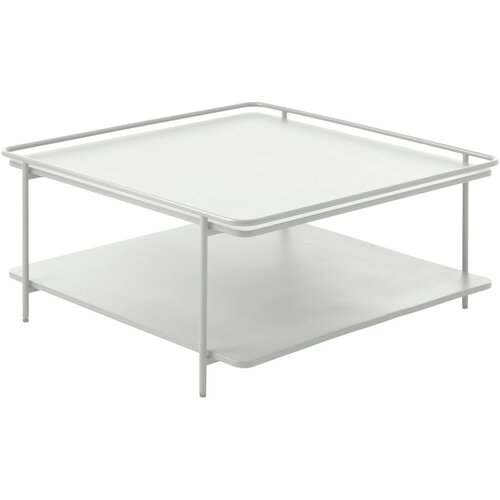Unique Furniture Svetlo siva kovinska klubska mizica 75x75 cm Yuba &amp;ndash; Slike