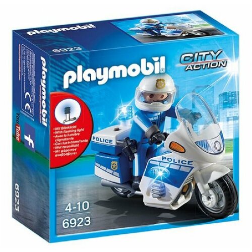 Playmobil city action - policija: motor sa led svetlom Slike