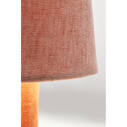 BIZZOTTO Ružičasta metalna stolna lampa s tekstilnim sjenilom (visina 35 cm) Demra &amp;ndash; Slike