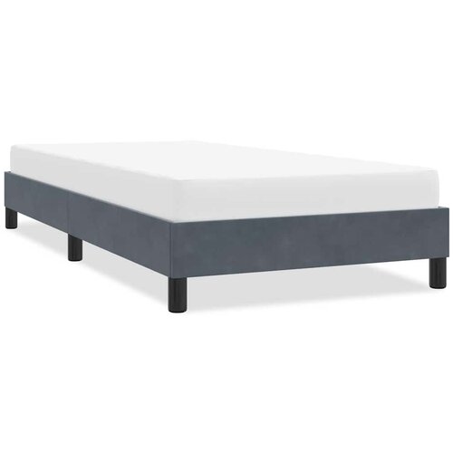 VidaXL Okvir kreveta bez madraca tamno sivi 80x220 cm bar&amp;scaron;un Slike