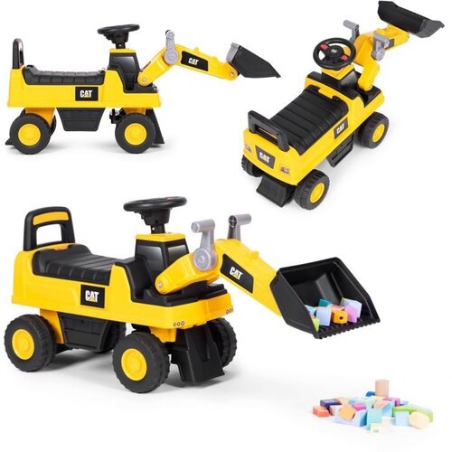 ECO TOYS bager guralica utovarivač za decu yellow Slike