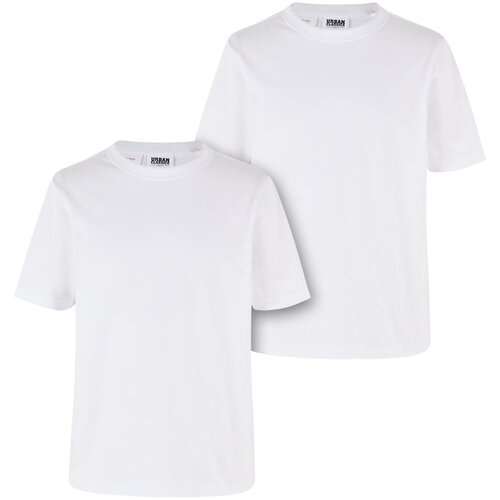 Urban Classics Kids Boys&amp;#039; Organic Basic T-Shirt - 2pcs - White+White Slike
