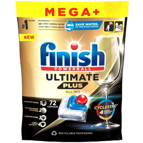 Finish ultimate plus aio tablete za strojno pranje posuđa 72 tableta XXL Cijene