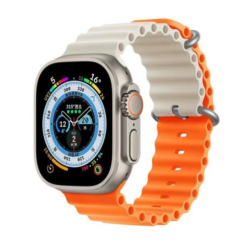 Moye smartwatch ocean strap 44/45/49mm orange/starlight ( 055029 ) Cene