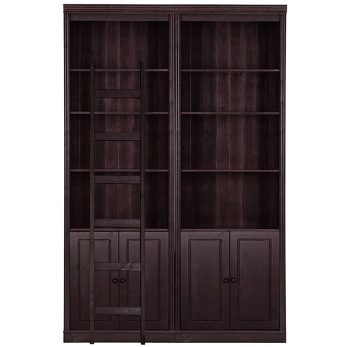 Støraa Smeđa biblioteka od masivnog bora 148x223 cm Anita – Cene