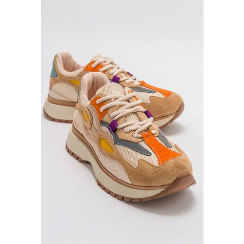 LuviShoes VANET Beige Multi Women&amp;#039;s Sneakers Slike