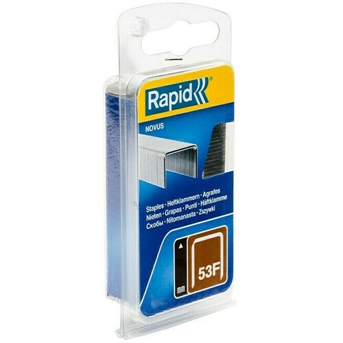 Rapid Pritrdilna sponka 53F/10 (Globina spenjanja: 10 mm, Jeklo, 648 kos, &Scaron;irina: 1,3 mm) Cene