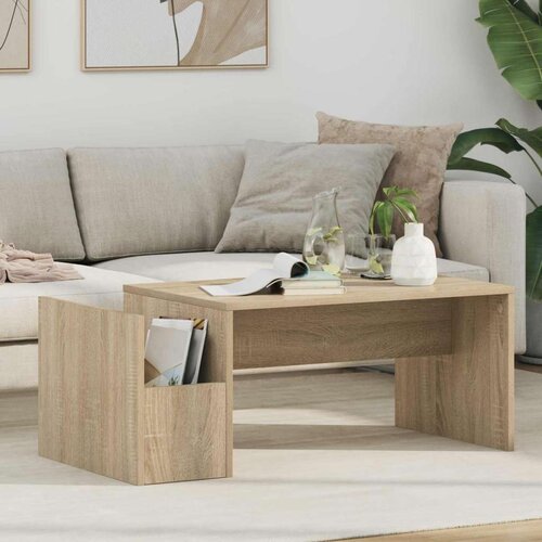  Stolić za kavu Sonoma hrast 90 x 45 x 35 cm Konstruirano drvo Cijene