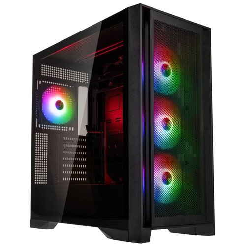 InterTech GSI SmartAssembly Case 850w ARGB, E-ATX, black, mesh, 850W Gold, 4x 120mm Cijene