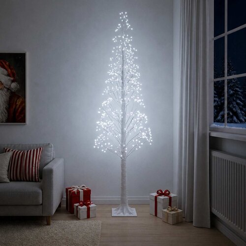  Zvjezdano božićno drvce Bijela 25 x 25 x 240 cm Plastika Slike
