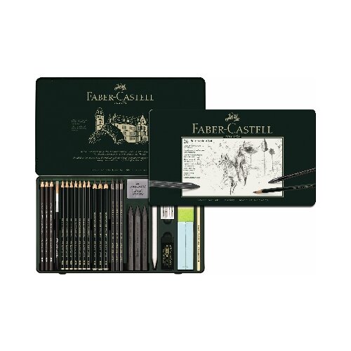 Pitt Grafit set veliki - metalna kutija (Faber Castel - Set) Slike