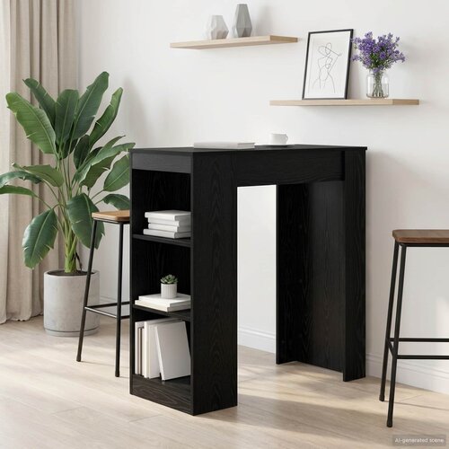  Stol za bar 95 x 47 x 103,5 cm Konstruirano drvo Crni hrast Slike