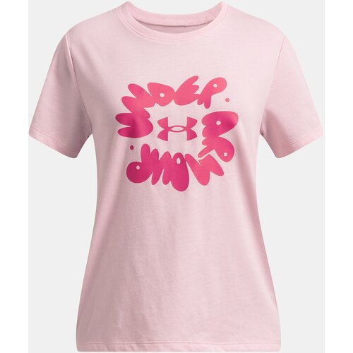 Under Armour Girls' T-shirt UA Bubble Wordmark SS - Girls Cijene