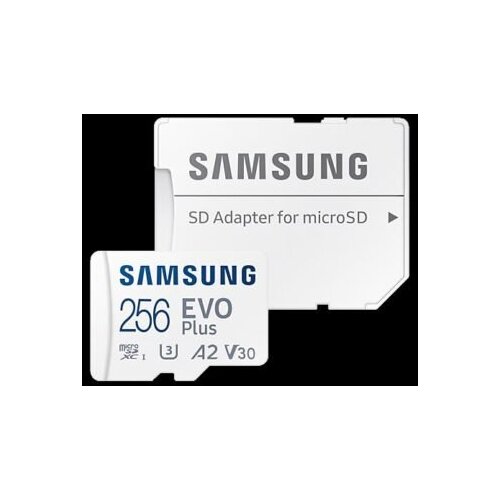 Samsung MicroSD 256GB EVO Plussa adapterom;Up to 160MBs Cijene