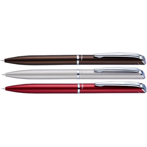 Pentel EnerGel gel roler Hi-Class, srebrn, (21655930) Slike