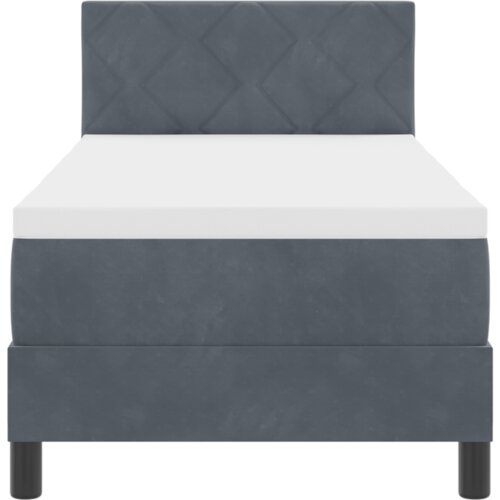 Box Spring krevet s madracem Tamno siva 80x200 cm Bar&amp;scaron;un Slike