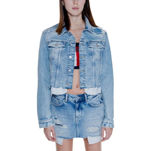 Tommy Hilfiger Jakne IZZIE CUT DW0DW18555 Modra Cene