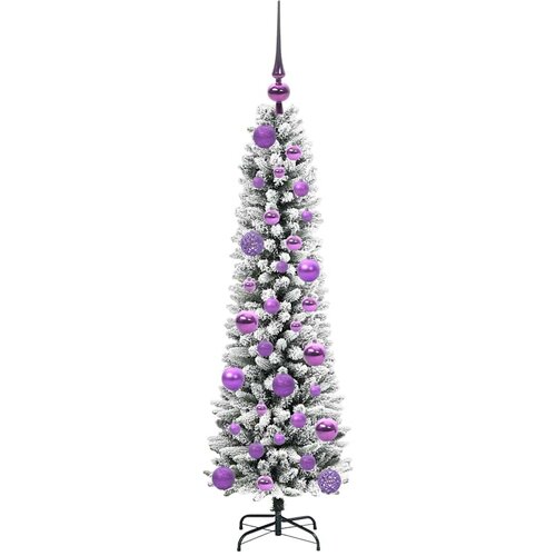  Umjetno božićno drvce Bijela 120 cm PVC i Metal i Plastika Slike