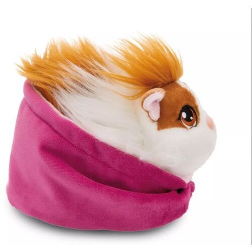 Nici Beli morski pra&amp;scaron;iček v roza ko&amp;scaron;ari - 12 cm Slike