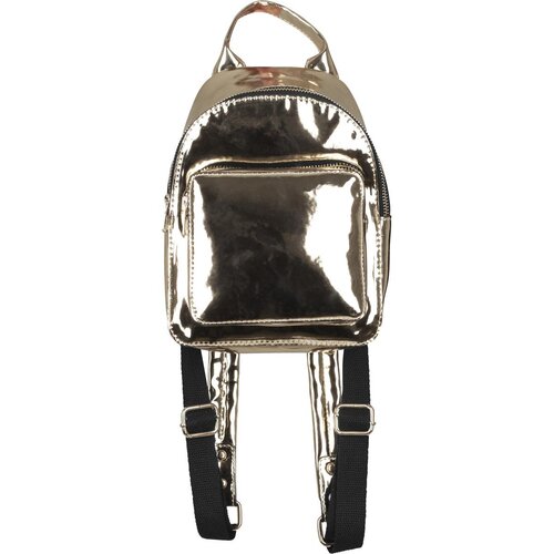 Urban Classics Accessoires Mini Metallic Backpack Gold Slike