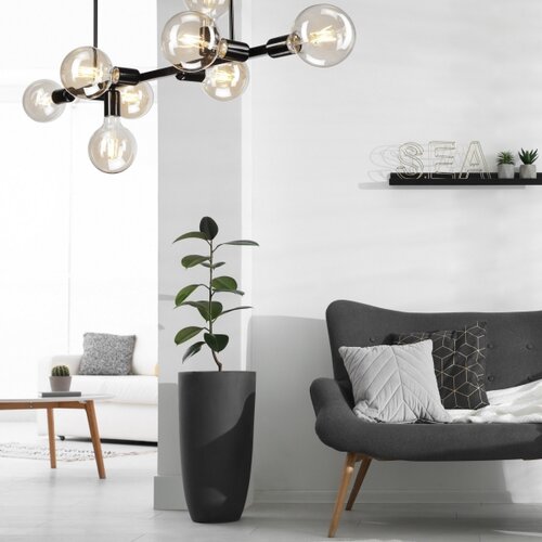  Luster na &amp;scaron;tangu ASTRID 8xE27/60W/230V crni Slike
