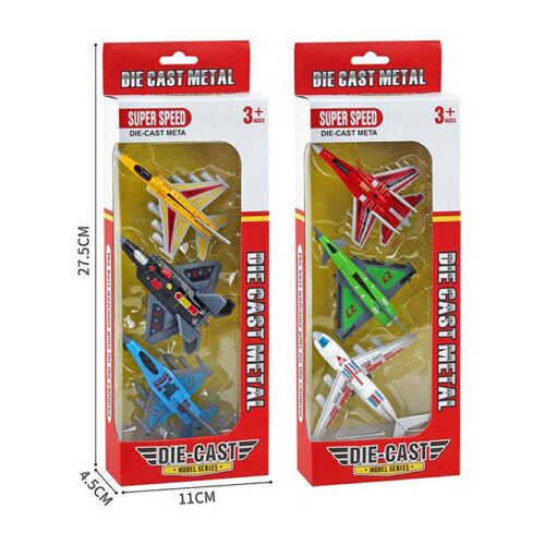  Avioni metalni 3 komada &amp;ndash; vojni modeli Model 02 Slike