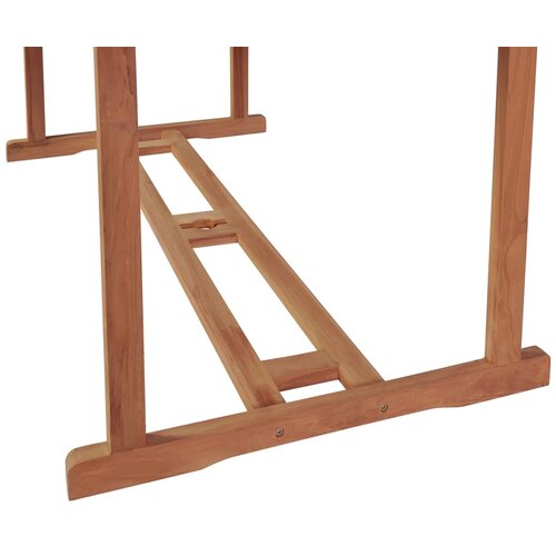  Vrtni stol 180 x 90 x 75 cm masivna tikovina Slike