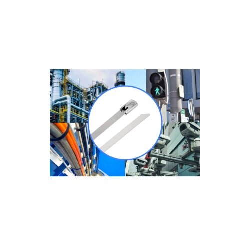 TRU COMPONENTS TC-12647556 Čelične kabelske vezice 200 mm 4.6 mm AISI 304 100 St. Cijene