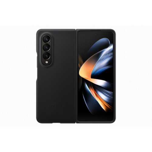 Samsung Usnjena hrbtna plo&amp;scaron;ča Galaxy Z Fold 4, črna Slike