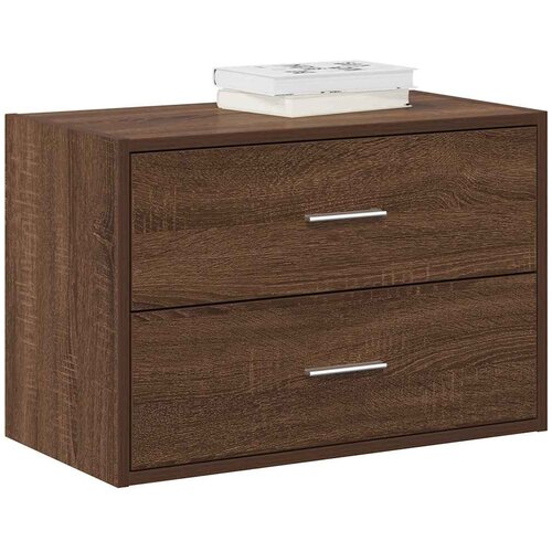 vidaXL Ormarić s 2 ladice boja hrast 60x31x40 cm konstruirano drvo Cijene