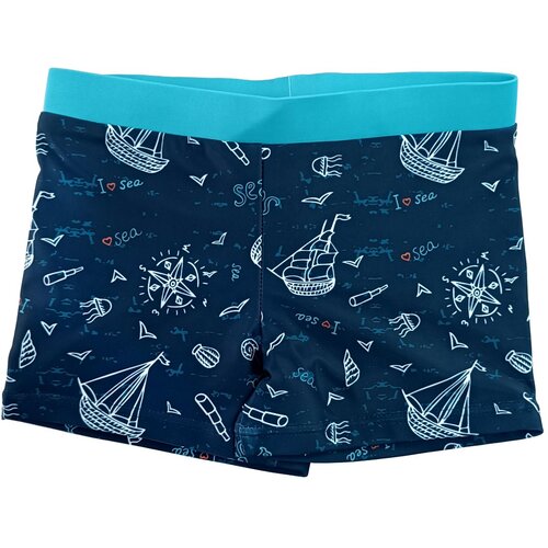 Lucky Kiddo kopalke boxer hlače LK-KBSW BOXER 1_24 021799 F modra 134/140 Cene