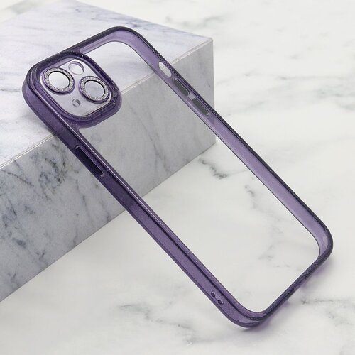 Maska diamond lens za iphone 15 plus/ ljubičasta Slike