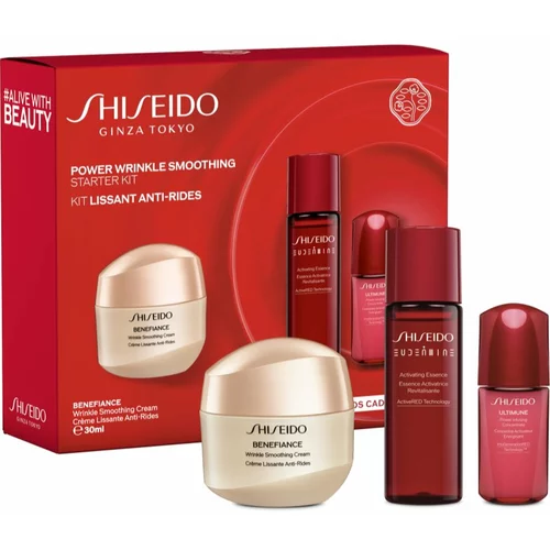 Shiseido Benefiance Power Wrinkle Smoothing Starter Kit poklon set (za zrelu kožu)