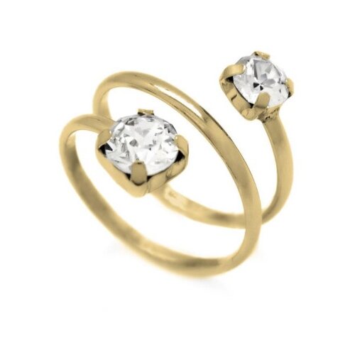 Victoria Cruz minimal crystal gold prsten sa swarovski kristalima ( a4274-07da ) Cene