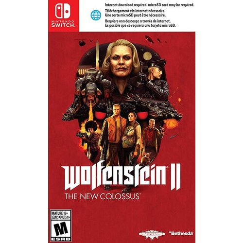  wolfenstein ii: the new colossus (switch) eshop nintendo key europe Cene