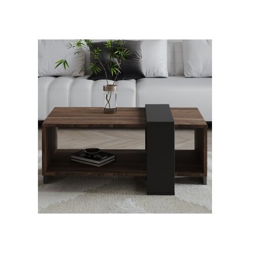 Hanah home Sto za dnevnu sobu Meleni Walnut Anthracite Cene